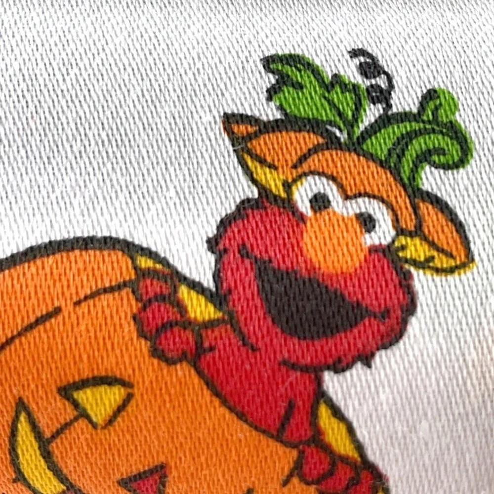 Sesame Street Halloween Twin Sheet Set 100% Cotton 3pc Elmo Cookie Monster Count
